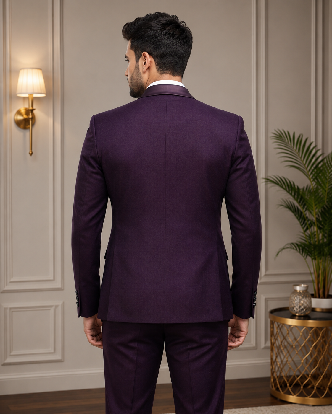 Premium 3-Piece Slim Fit Suit for Men | Maroon Wedding, Party & Formal Wear
