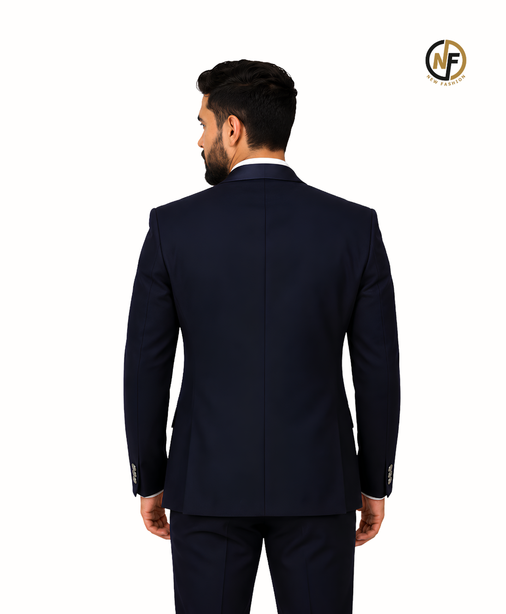 Premium 3-Piece Slim Fit Suit for Men | Navy Blue Formal, Wedding & Party Wear