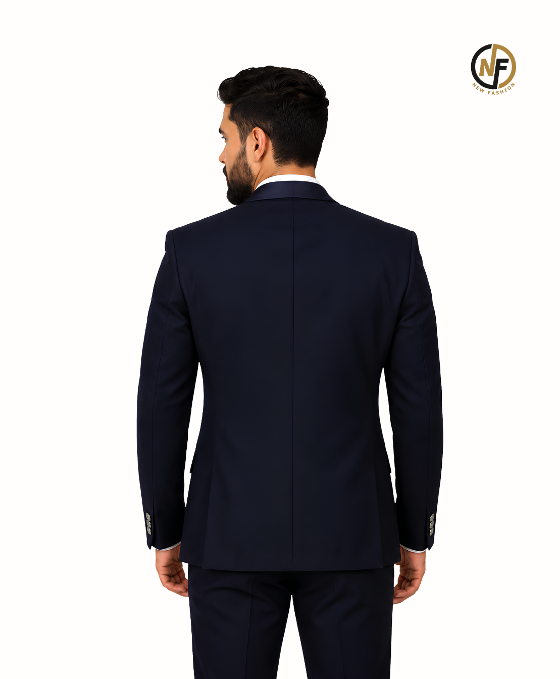 Premium 3-Piece Slim Fit Suit for Men | Navy Blue Formal, Wedding & Party Wear